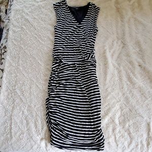 Striped dress.